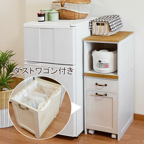 直送】引出付きラック/Neige(ネージュ)｜かわいいお姫様インテリア家具