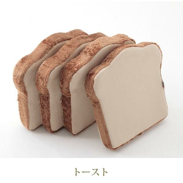 直送】食パンクッション4枚セット｜かわいいお姫様インテリア家具
