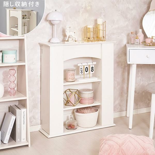直送】マントルピース(ロータイプ・サイド収納付き)｜かわいいお姫様