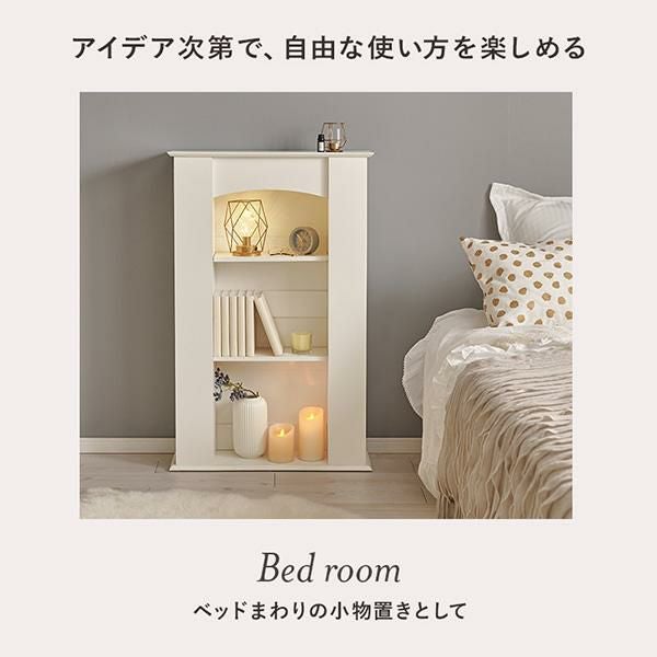 直送】マントルピース(ハイタイプ・サイド収納付き)｜かわいいお姫様