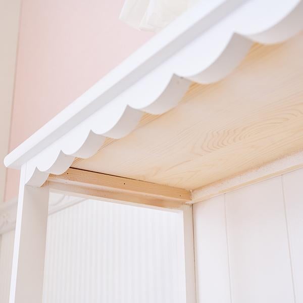 大型】フリルバスケットチェスト(4杯・ホワイト)/fille(フィーユ