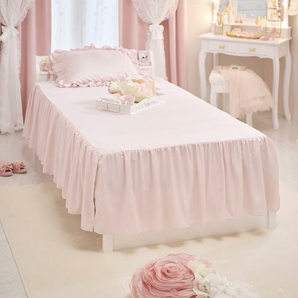 ミルフィーユリボン枕カバー(ピンク)【ラッピング対応可能】｜かわいい