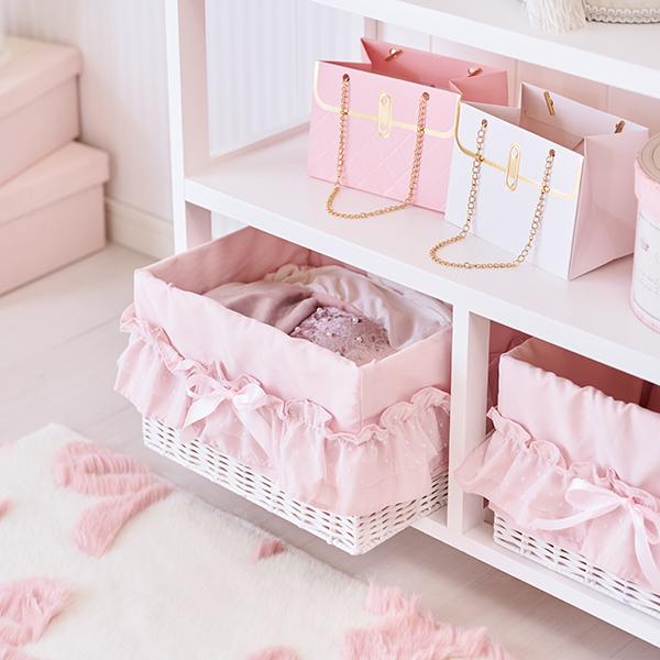 ポイント10倍♪～2/9 AM10:00まで】【大型】フリルバスケットチェスト