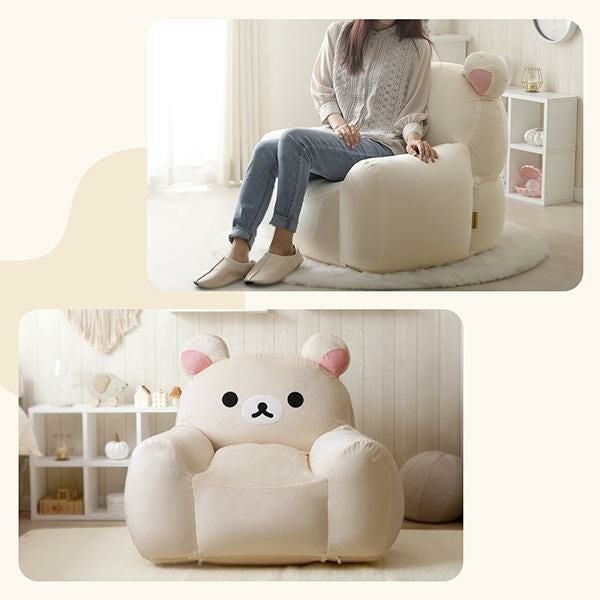 直送】コリラックマ ビーズソファ｜かわいいお姫様インテリア家具