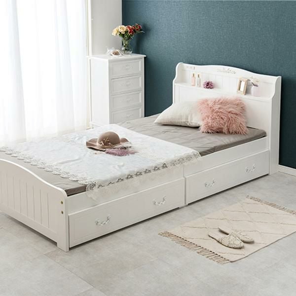 ショートセミシングルベッド｜かわいいお姫様系インテリア家具・雑貨の