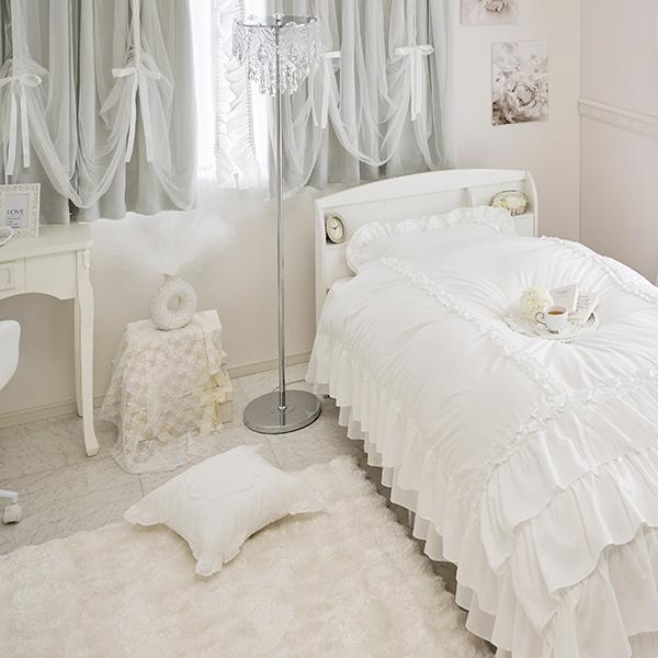 リボンアレンジレイヤード遮光カーテン/グレー(幅100×丈135・2枚組