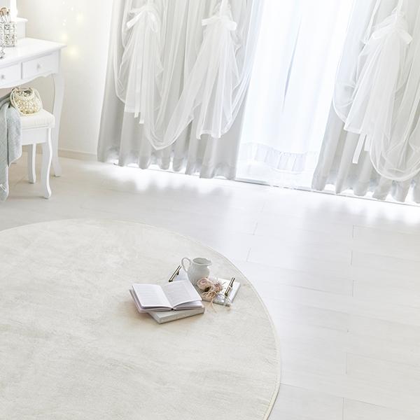 リボンアレンジレイヤード遮光カーテン/グレー(幅100×丈178・190・200