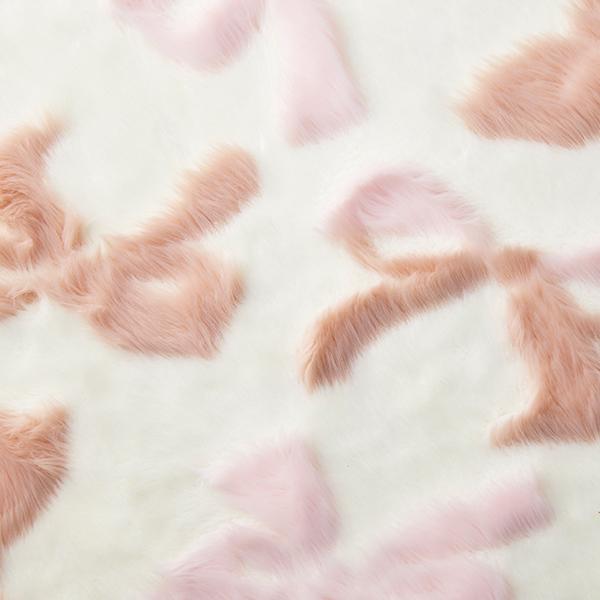 ふんわリボンラグ(長方形・130×180)｜かわいいお姫様インテリア家具