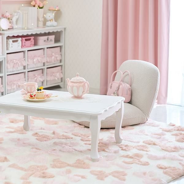 期間限定特別価格 ～3/31 AM10:00まで】ふんわリボンラグ(正方形・180