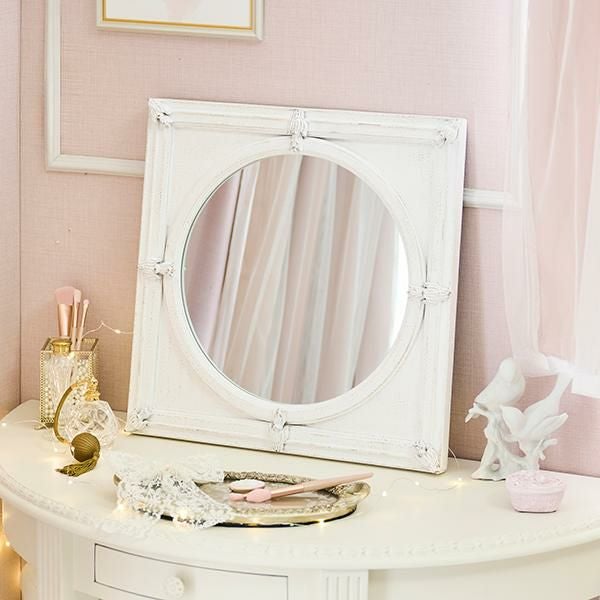 オーバルスタンドミラー(ハート)｜かわいいお姫様インテリア家具・雑貨