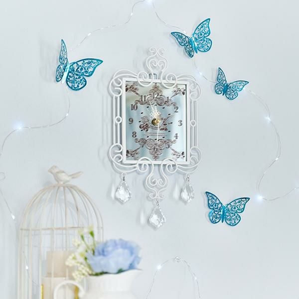 ワイヤーミラークロック【ラッピング対応可能】｜かわいいお姫様