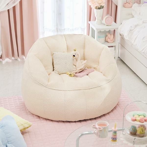 直送】ビーズクッション1P/PISUKI ピスキ｜かわいいお姫様インテリア