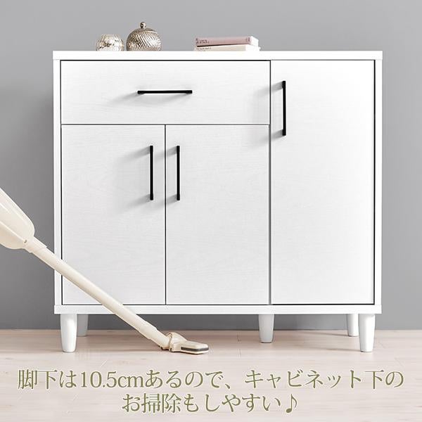 直送】たっぷり収納キャビネット(幅90cm)｜かわいいお姫様インテリア