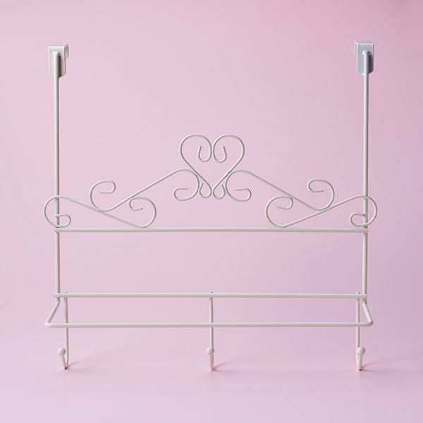 タオル&ドアハンガー2点セット/ハートティアラ｜かわいいお姫様