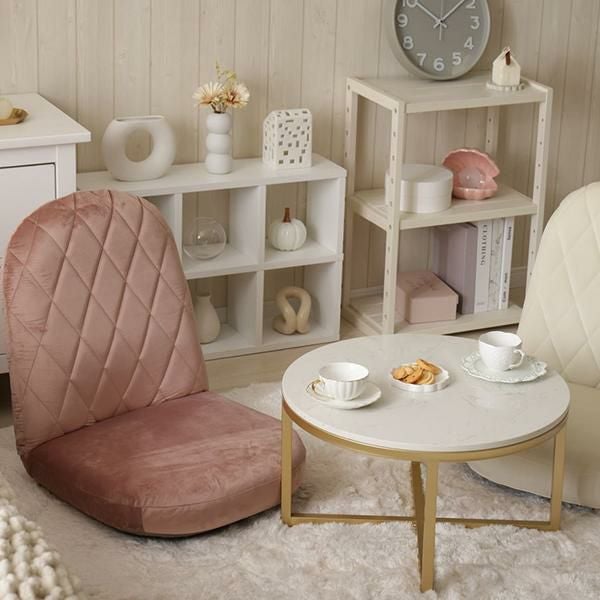 直送】リボン＆フリルのフロアチェアー｜かわいいお姫様インテリア家具
