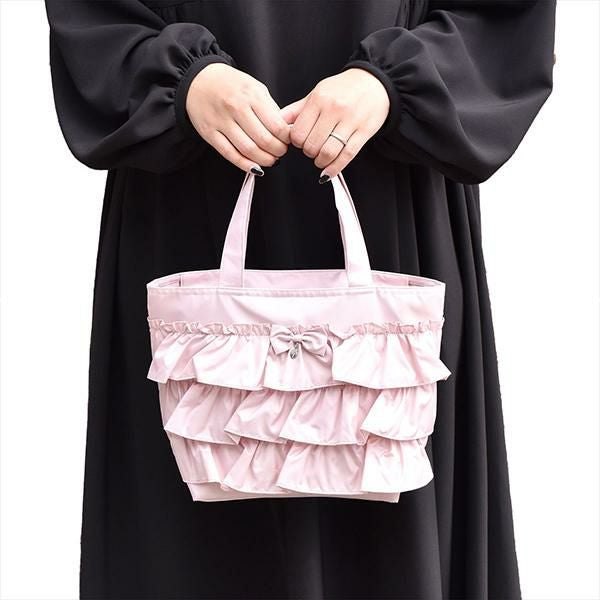 フリルトートバッグ(M)【ラッピング対応可能】｜かわいいお姫様