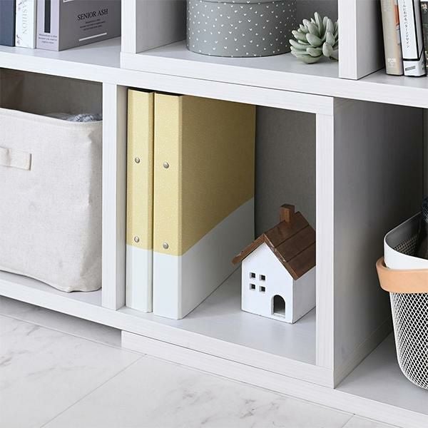 直送】伸縮オープンラック2段(高さ80cm)/ホワイト｜かわいいお姫様