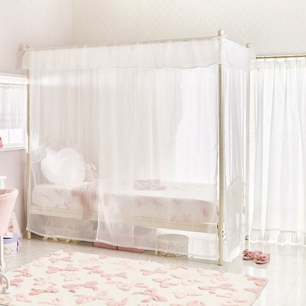 ポイント10倍♪～2/9 AM10:00まで】【直送】天蓋付きプリンセスベッド