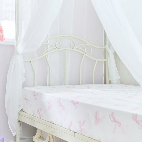 直送】天蓋付きプリンセスベッド (シングル・本体のみ)｜かわいい