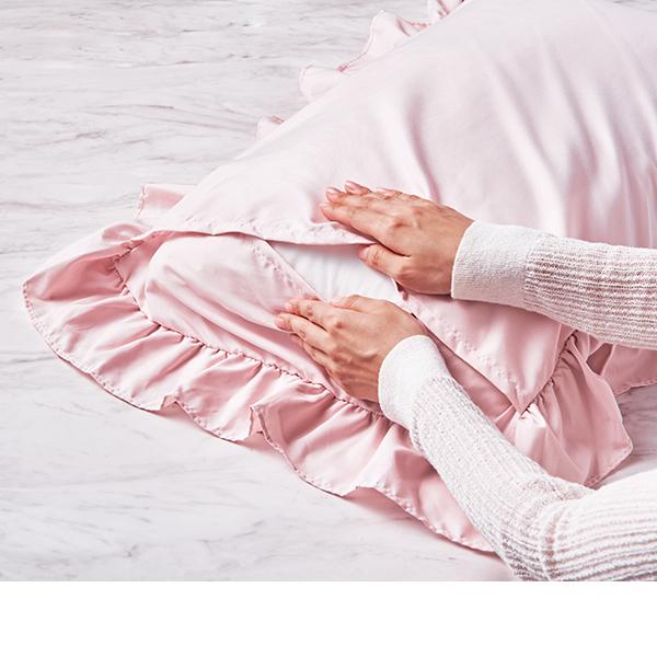 今ならポイント10倍 ♪～3/16 AM10:00まで】フリル布団カバー4点セット