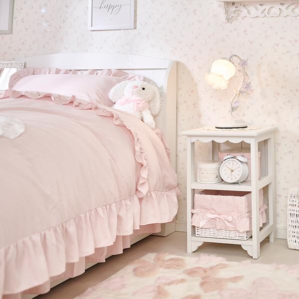 今ならポイント10倍 ♪～3/16 AM10:00まで】フリル布団カバー4点セット