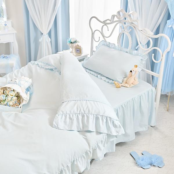 今ならポイント10倍 ♪～3/16 AM10:00まで】フリル布団カバー4点セット