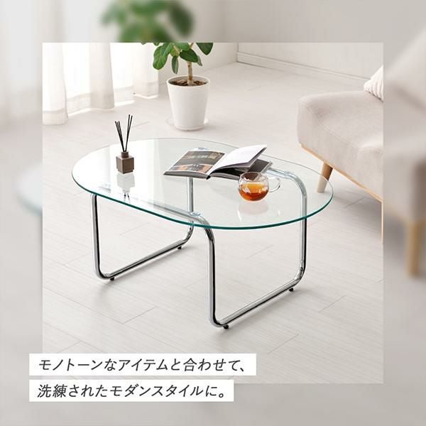 お洒落なガラスローテーブル　※要詳細確認 楽天市場】【送料無料】 センターテーブル 高級 ガラステーブル ガラス
