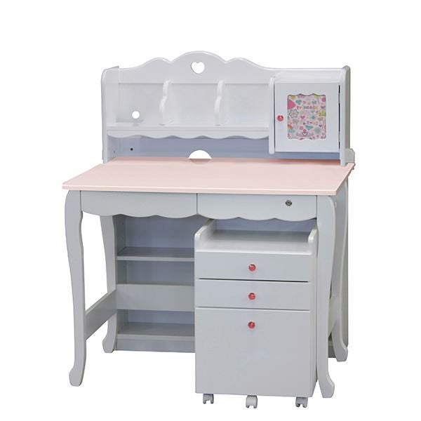 直送】プリンセスデスク(書棚付) 幅100｜かわいいお姫様インテリア家具