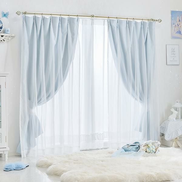 ポイント10倍♪～2/9 AM10:00まで】フェアリーリボン遮光カーテン(100