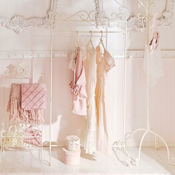直送】アイアンハンガーラック(シャルドンアイアン)｜かわいいお姫様