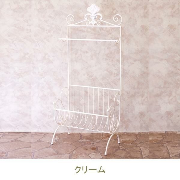 直送】棚付きアイアンハンガーラック(シャルドンアイアン)｜かわいい