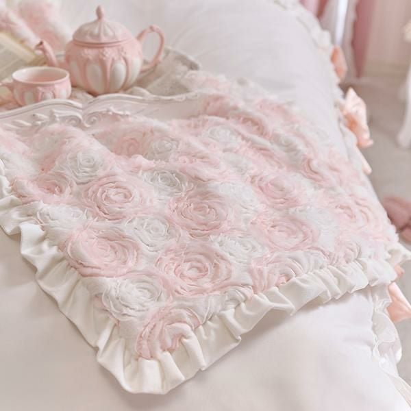 キャットリボン布団カバー4点セット(ダブル)【ラッピング対応可能