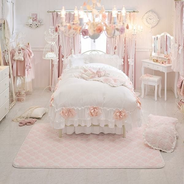 期間限定特別価格 ～3/31 AM10:00まで】シフォンローズラグ(長方形130