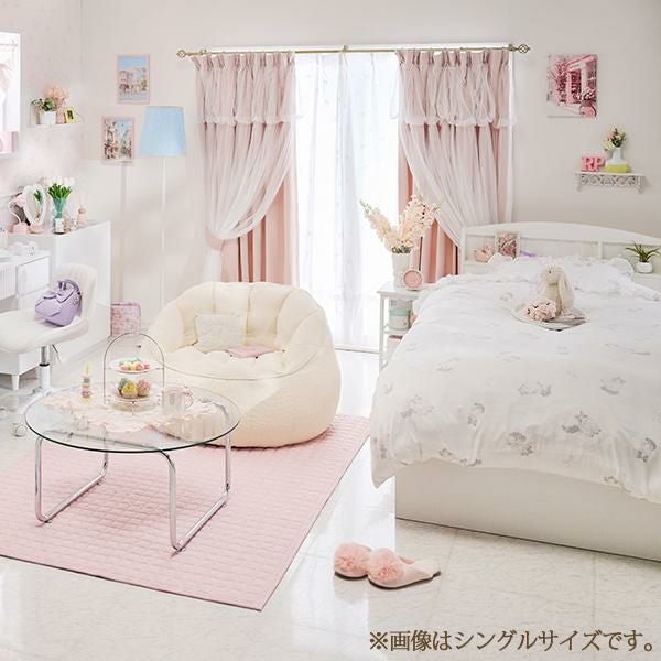 大型】たっぷり収納ベッド(セミダブル・本体のみ)｜かわいいお姫様