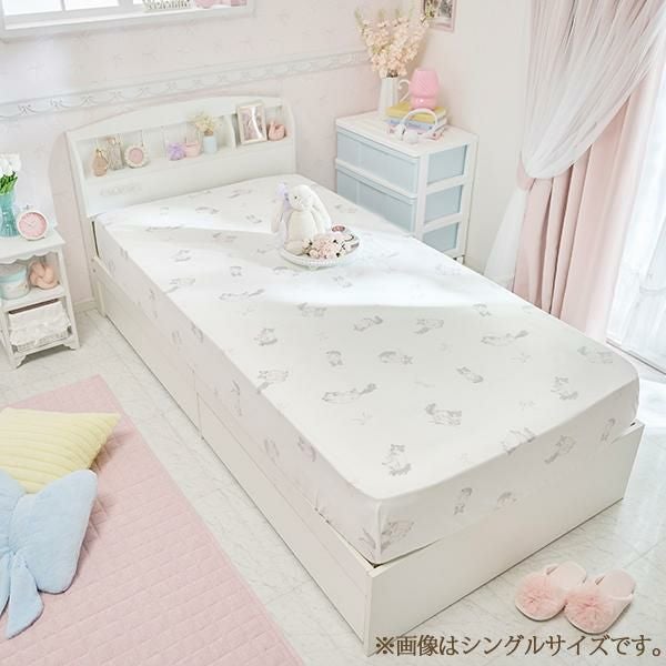 大型】たっぷり収納ベッド(セミダブル・ポケットコイルマットレス付