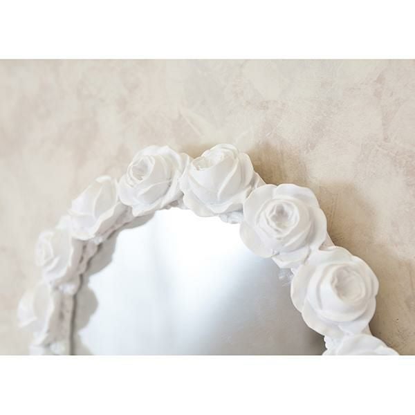 ウォールミラー(ローズ）【ラッピング対応可能】｜かわいいお姫様