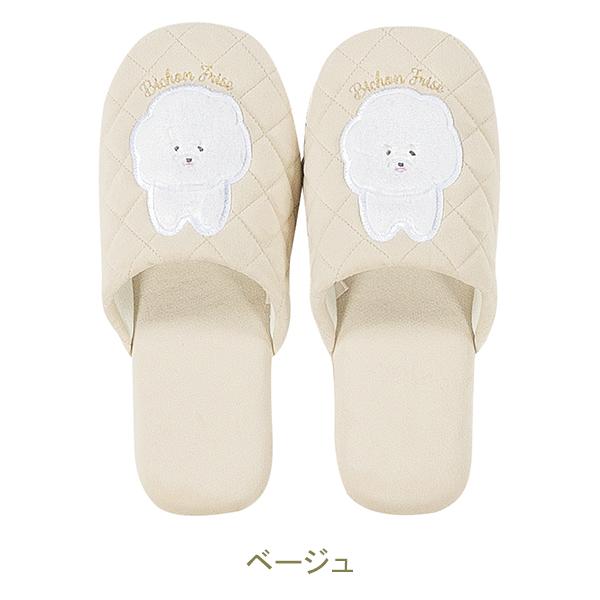 ルームスリッパ/ビションフリーゼ【ラッピング対応可能】｜かわいい