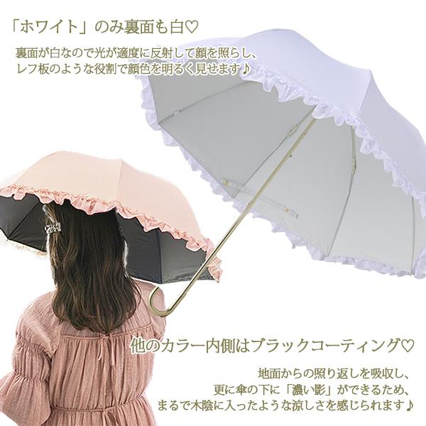 フリル折りたたみ日傘＆マルチショルダーセット【ラッピング対応可能